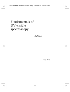 Fundamentals of UV-Visible Spectroscopy (5965