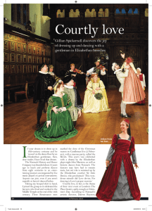 Courtly love - Nonsuch History and Dance