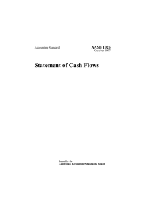 Statement of Cash Flows - Australian Accounting Standards Board