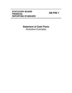 SB-FRS 7 Statement of Cash Flows Illustrative Examples