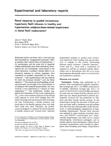 Renal response to graded intravenous pertonic NM3 infusion in