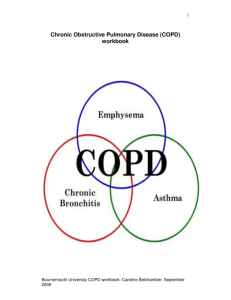 Chronic Obstructive Pulmonary Disease (COPD) workbook