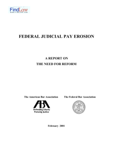 federal judicial pay erosion