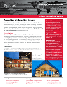Accounting & Information Systems