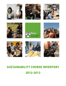 sustainability course inventory 2012-2013