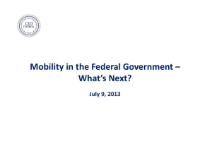 Mobility in the Federal Government — What's Next? | Kevin Cox, DOJ