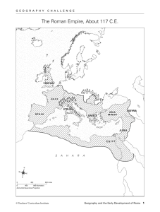 Ch. 32 Geography and Rome