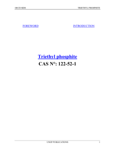 Triethyl phosphite CAS N°: 122-52-1