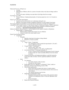 patents - IPRookie