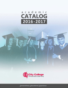 Academic Catalog 2016-2017