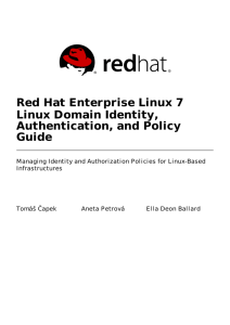 Linux Domain Identity, Authentication, and Policy Guide