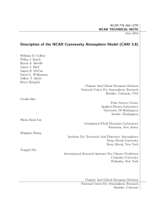 Description of the NCAR Community Atmosphere Model (CAM 3.0)