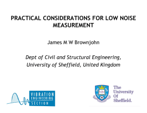 Practical Considerations for Low Noise Measurement, J.M.W.