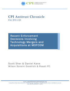 CPI Antitrust Chronicle - Wilson Sonsini Goodrich & Rosati