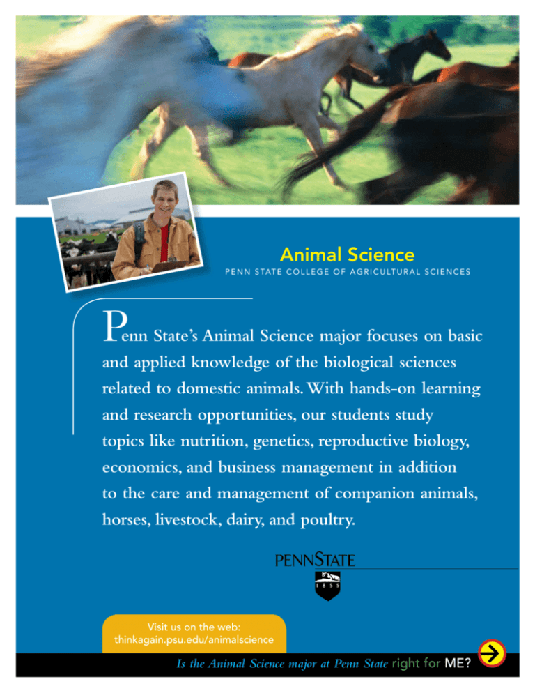 Animal Science - College of Agricultural Sciences