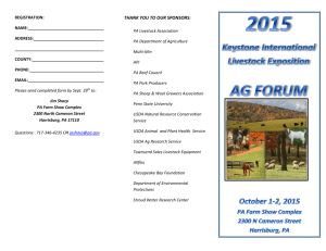 Livestock & Equine Forum Brochure