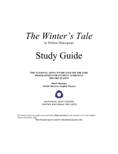 The Winter's Tale Study Guide