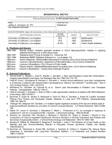 PHS 398/2590 (Rev. 09/04) - UCLA Department of Biomathematics