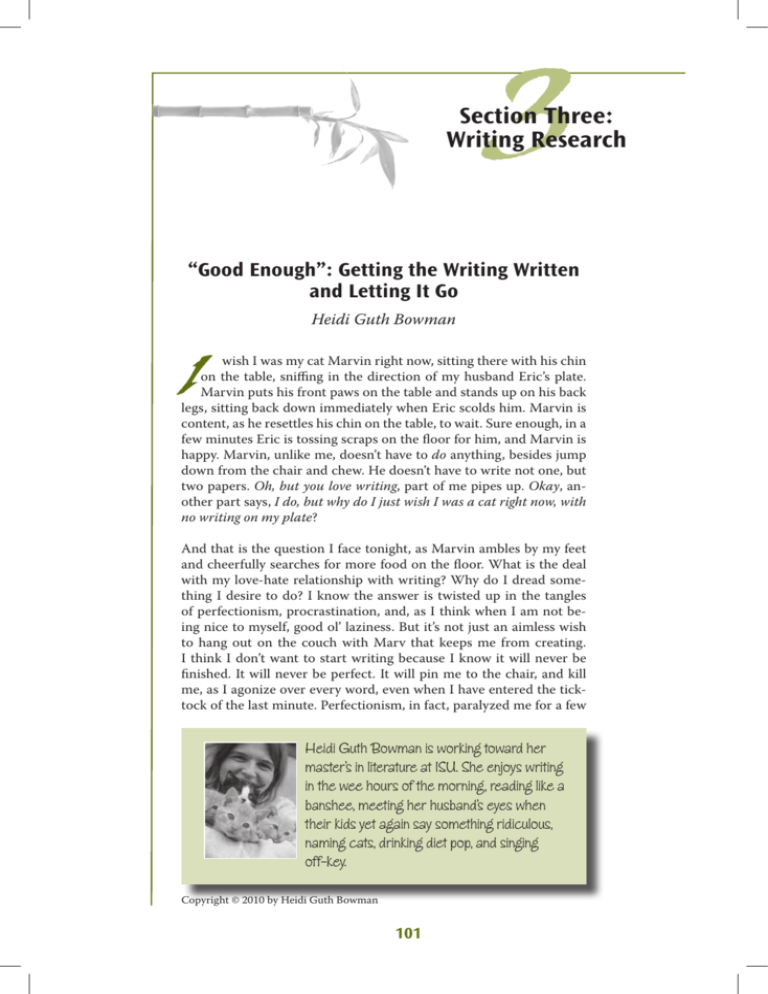 grassroots writing research journal