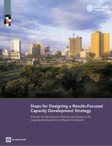 Steps for Designing a Results-Focused Capacity