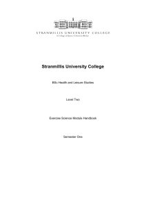 SHL2043 - Stranmillis University College