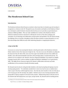 The Henderson School Case