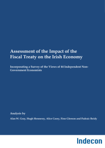 Assessment of the Impact of the Fiscal Treaty on the Irish Economy
