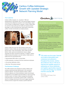 Strategic Network Planning - Caribou Coffee