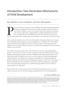 Introduction: Two-Generation Mechanisms of Child Development