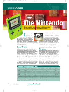 Eight bit Nintendo emulators, from Linux Format issue 21, December