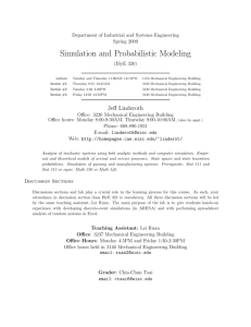 Simulation and Probabilistic Modeling