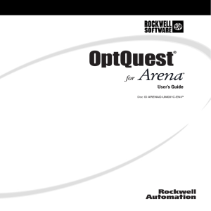 Arena OptQuest User'..