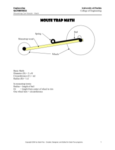 Mouse Trap Math - TBP MindSET Program