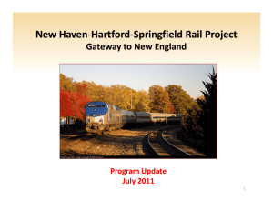 New Haven - Hartford - Springfield Rail Program