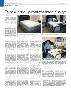 Colonial perks up mattress brand displays