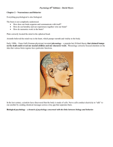 Psychology (8th Edition) – David Myers Chapter 2 – Neuroscience