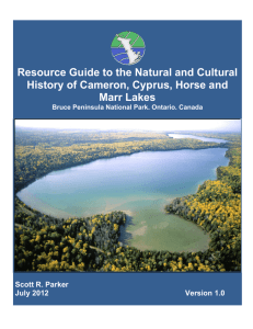 Resource Guide to the Natural and Cultural History of Cameron