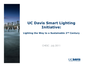 UC Davis Smart Lighting Initiative