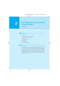 8 The Political Economy of Global Financial Crises