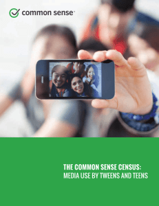 The Common Sense Census: Media Use by Tweens