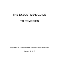 the executive's guide to remedies