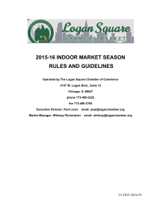 Logan Square Farmers Market 2015-2016 Rules & Regulations for