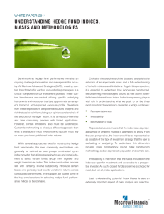 White Paper 2011 - Understanding Hedge Fund Indices, Biases and