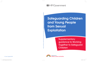 Safeguarding Children and Young People from Sexual Exploitation