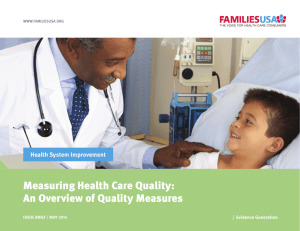 An Overview of Quality Measures