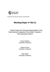 Working Paper nº 09/12 - Universidad de Navarra