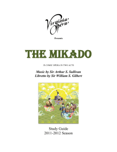 THE MIKADO PLOT OVERVIEW