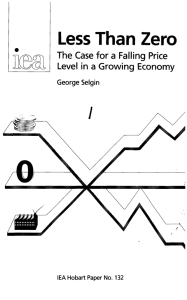 Less Than Zero - Institute of Economic Affairs