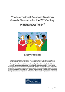 The International Fetal and Newborn Growth Standards