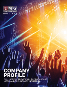 COMPANY PROFILE - Live Media Group Holdings